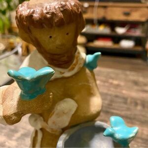 Vintage POPPET “Saint Francis of Assisi” Metlox Figurine  Helen Slater Design